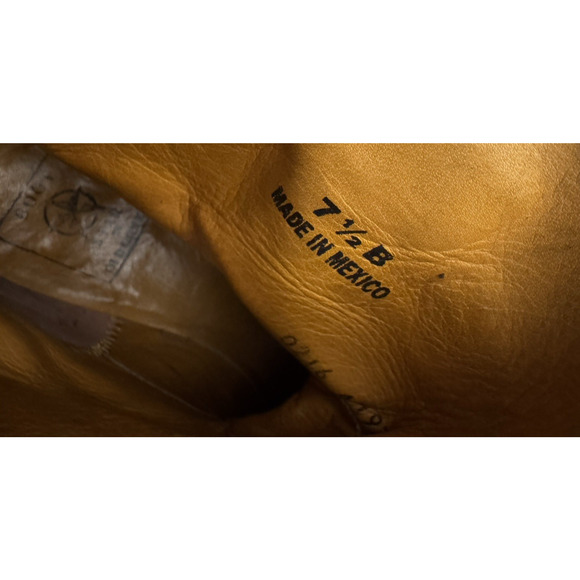 Old Gringo Boot Star Wome's Black Biker Engineer Cowboy Size 7.5B - Picture 12 of 13